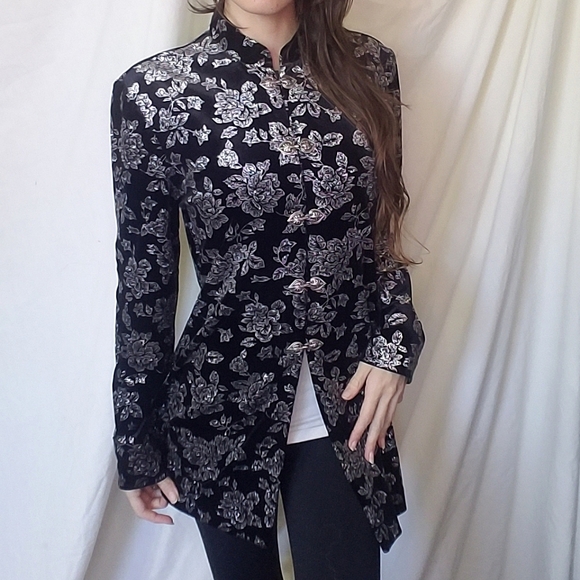 J.B.S. Jackets & Blazers - Roses on Velvet Victorian Goth Jacket